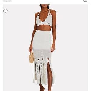 ALEXIS
Kiara Eyelet Knit Midi Skirt